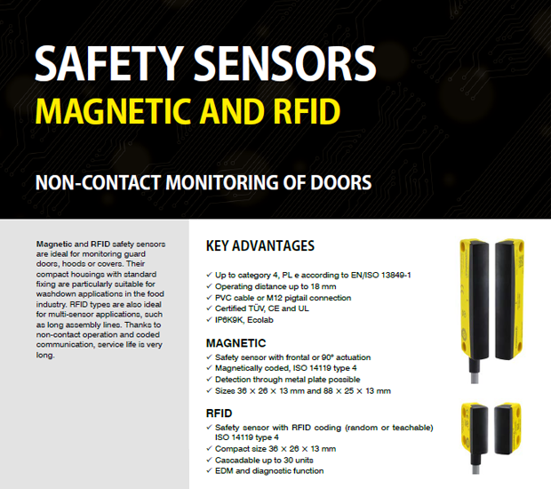 磁性和RFID編碼傳感器
