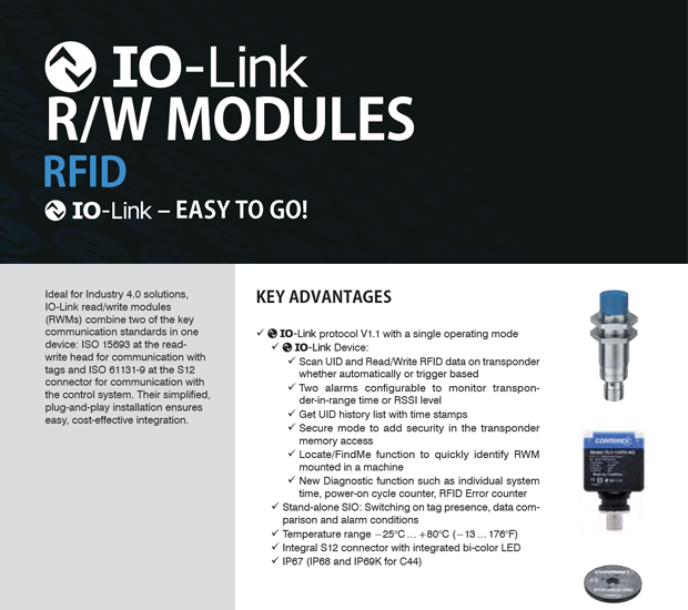 I/O-Link R/W模組